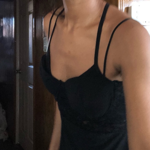 Zara LACE MINI DRESS SZ M - Picture 11 of 11